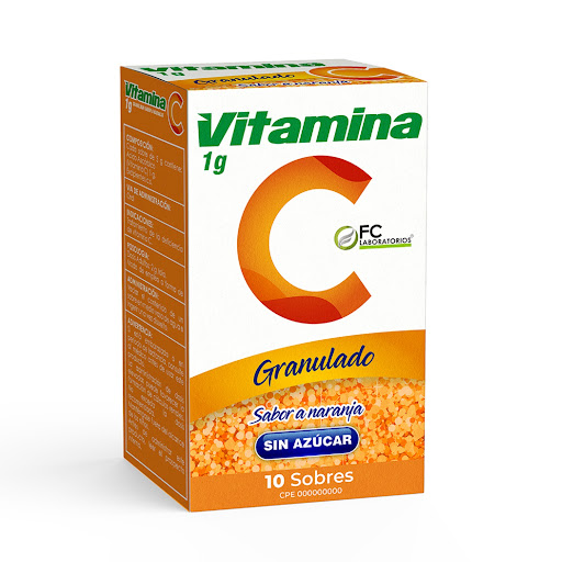 VITAMINA C 1GR S/AZUCAR GRANULADO SOBRES X 10